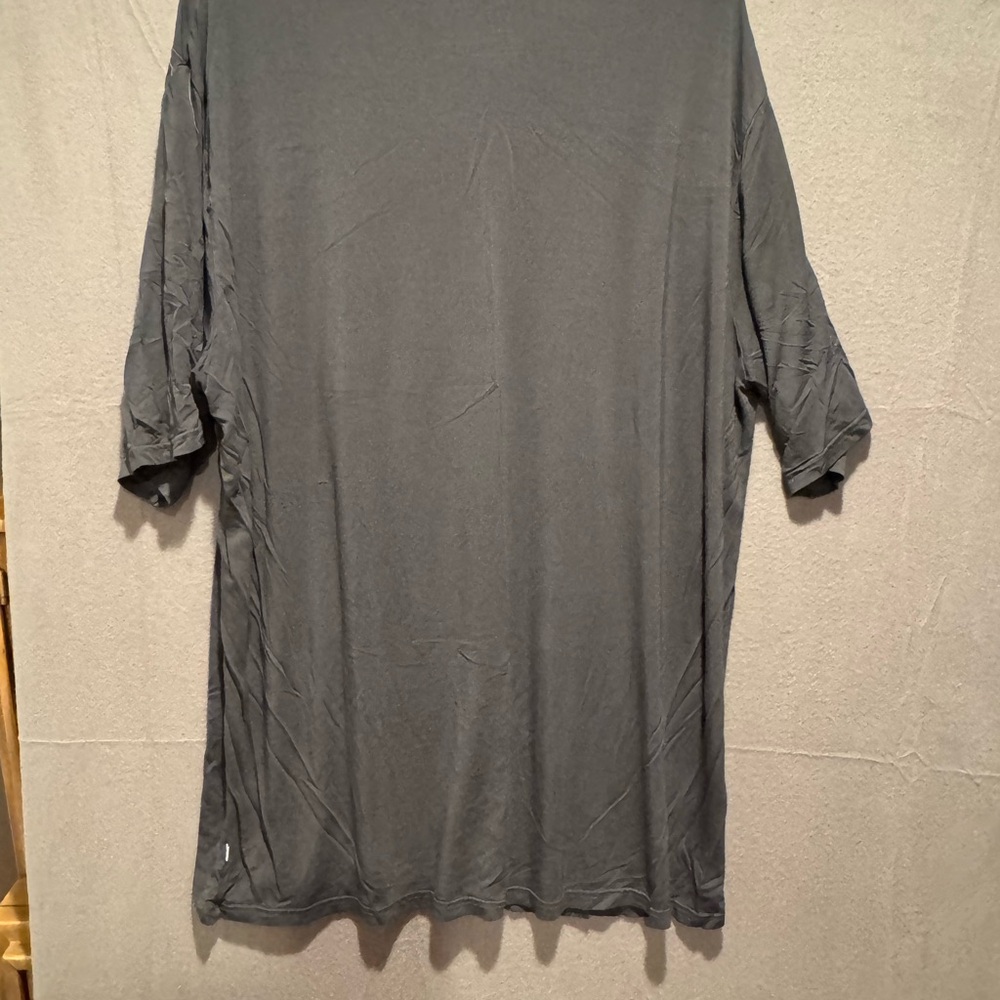 Little Sleepies Dark Gray Women's Short Sleeve Tee - Picture 5 of 5